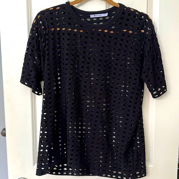 Alexander Wang perforated tee size small - Picture 1 of 4